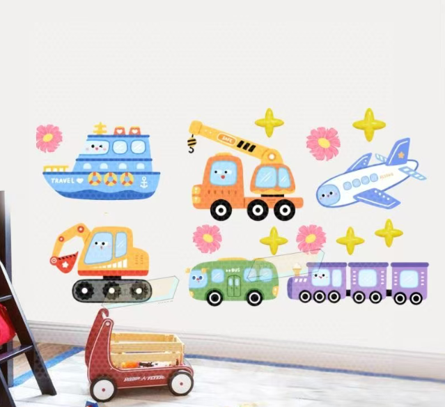 DILIDORA Travel Theme Wall Stickers - High-Definition, Waterproof, Self-Adhesive