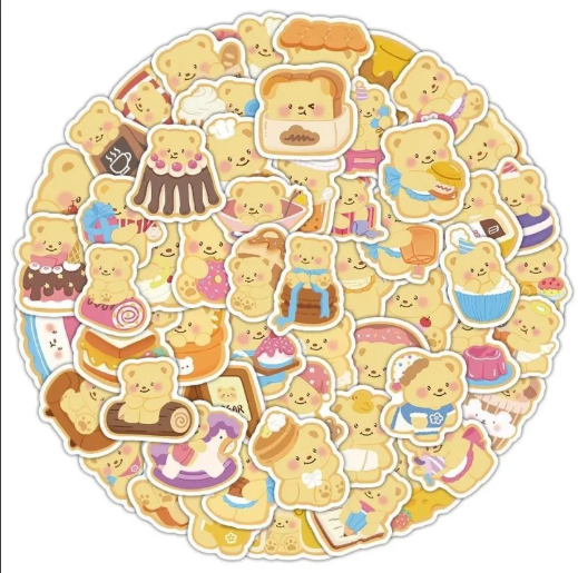 DILIDORA Cute Vinyl Sticker Set, Waterproof Stickers for Water Bottles, Laptop, Skateboard & Journals