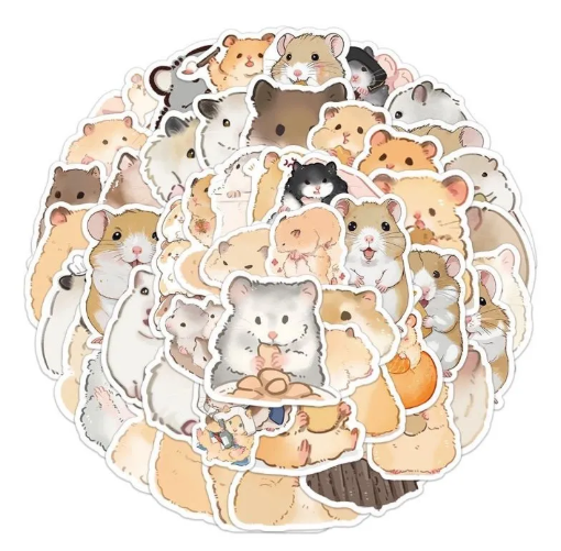DILIDORA Cute Vinyl Sticker Set, Waterproof Stickers for Water Bottles, Laptop, Skateboard & Journals