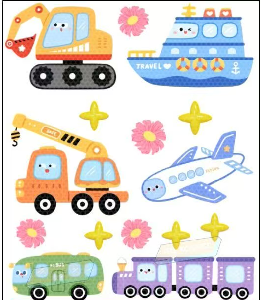 DILIDORA Travel Theme Wall Stickers - High-Definition, Waterproof, Self-Adhesive